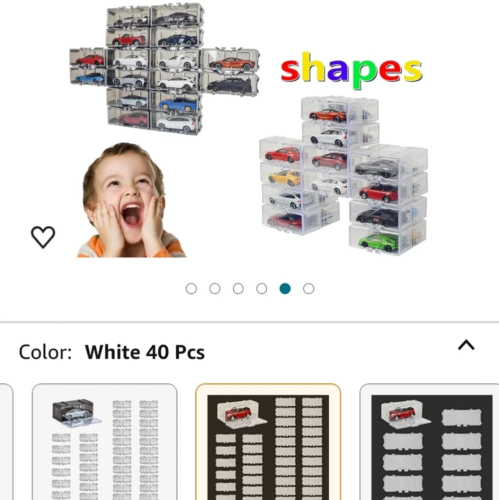 Match box cases for 40 cars , small toys all new mix and match